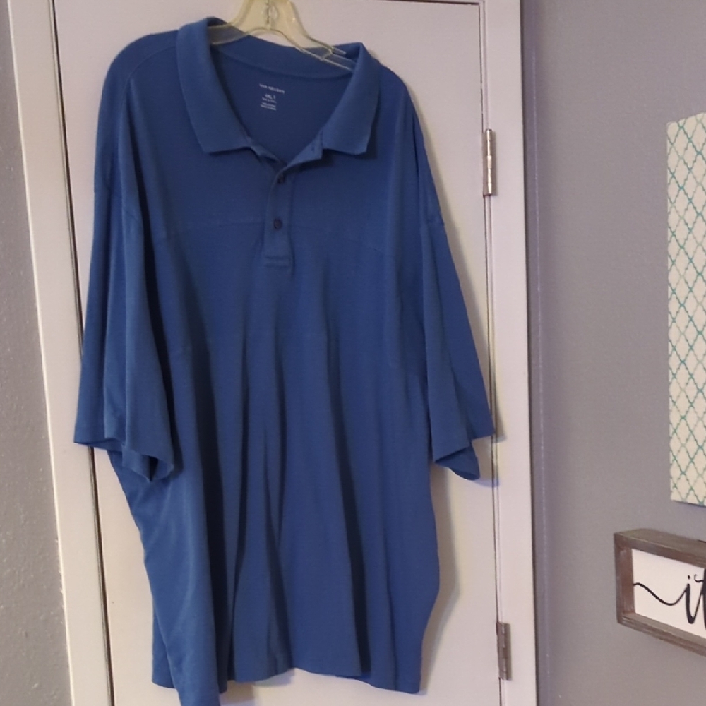 Haggar Men's Classic Blue Polo Shirt